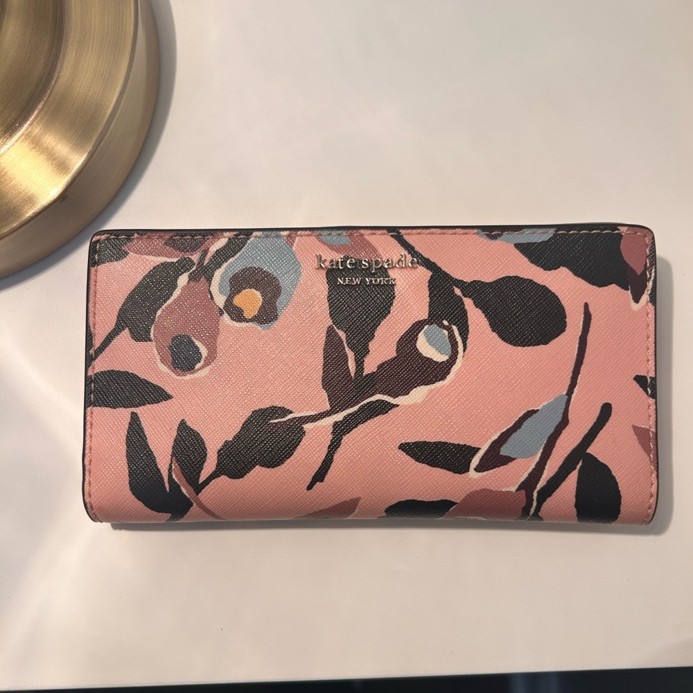 Kate Spade Pink Floral Women's Wallet